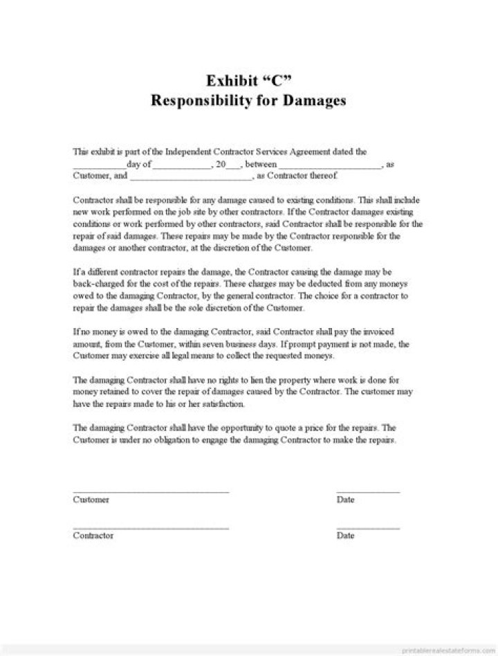 Who is liable for damage caused by builders?