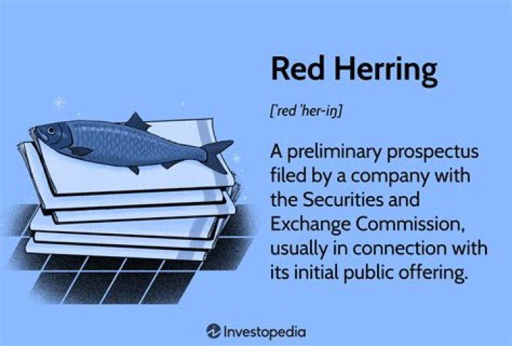 Who issue red herring prospectus?