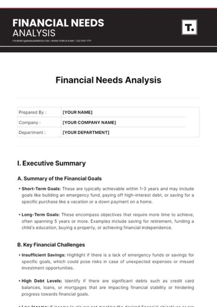 Who needs financial analysis?