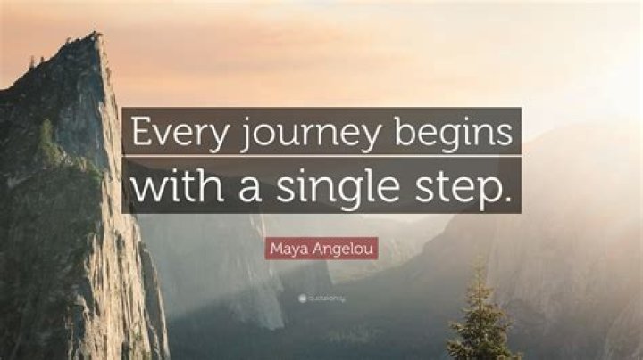 Who said a journey begins with a single step?