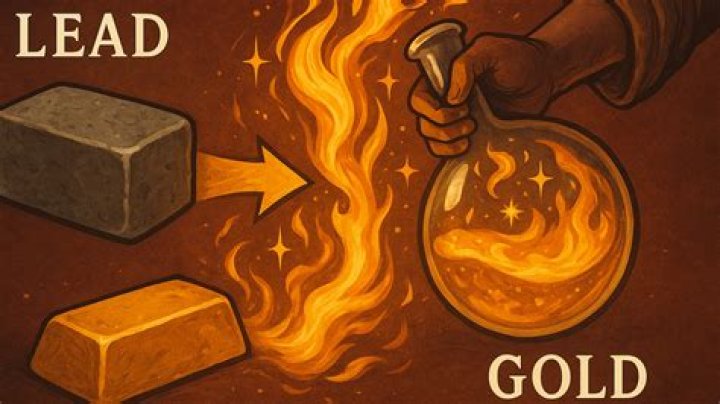 Who tried to turn other metals into gold?
