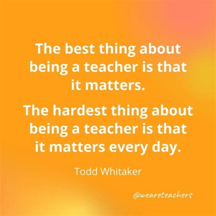 Why Being a teacher is difficult?