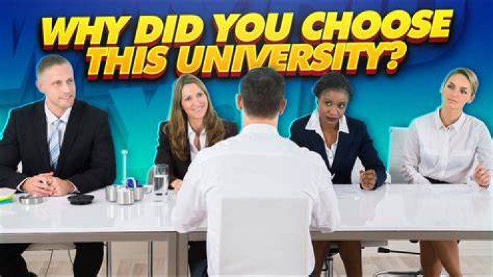 Why did you choose this university?