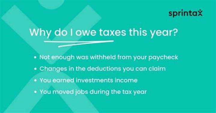 Why do I owe taxes on withholding?
