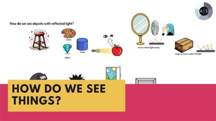 Why do we see objects?