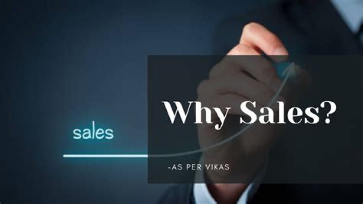 Why do you choose sales?