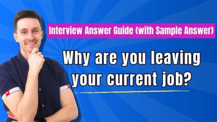 Why do you want to leave your current job best answer?