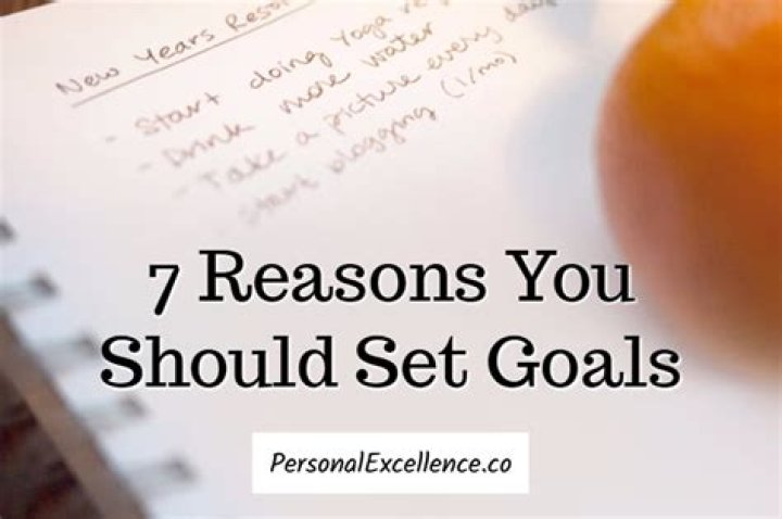 Why should you set goals Top 5 Reasons?