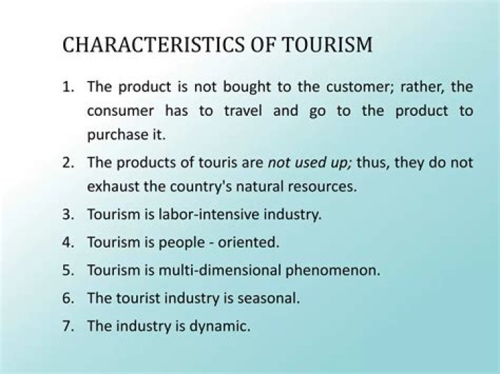 Why tourism product is seasonal?
