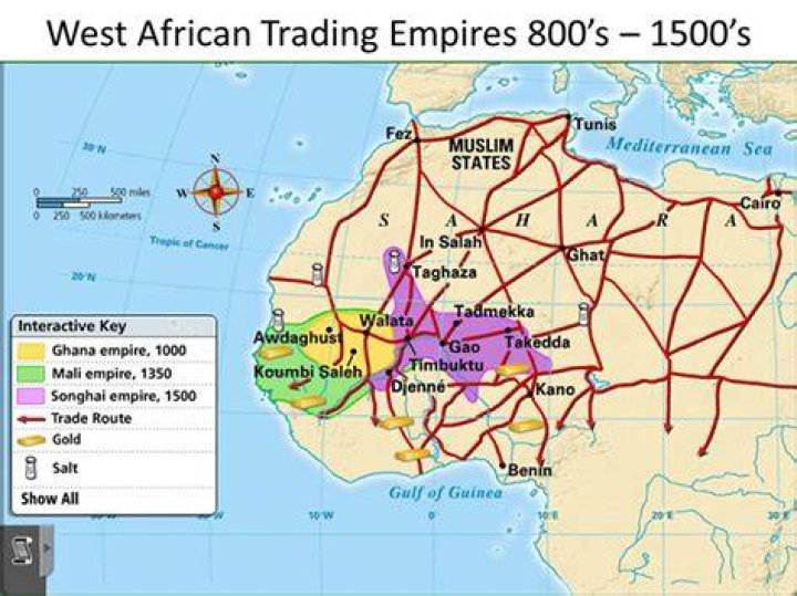 Why was gold important in West African trade?