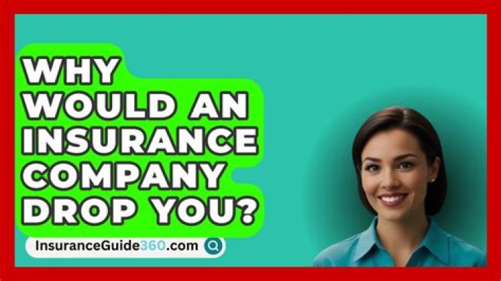 Why would health insurance drop you?