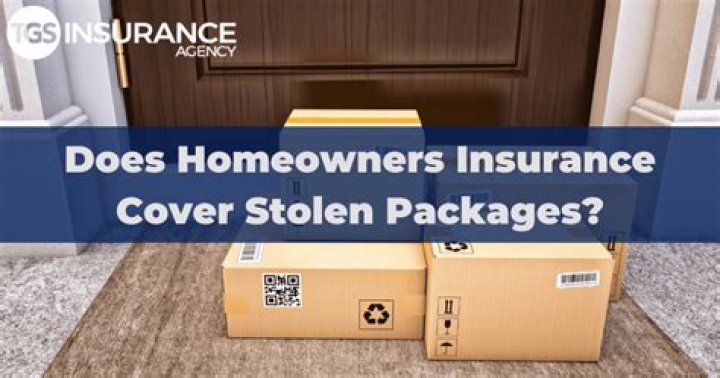 Will homeowners insurance cover stolen packages?